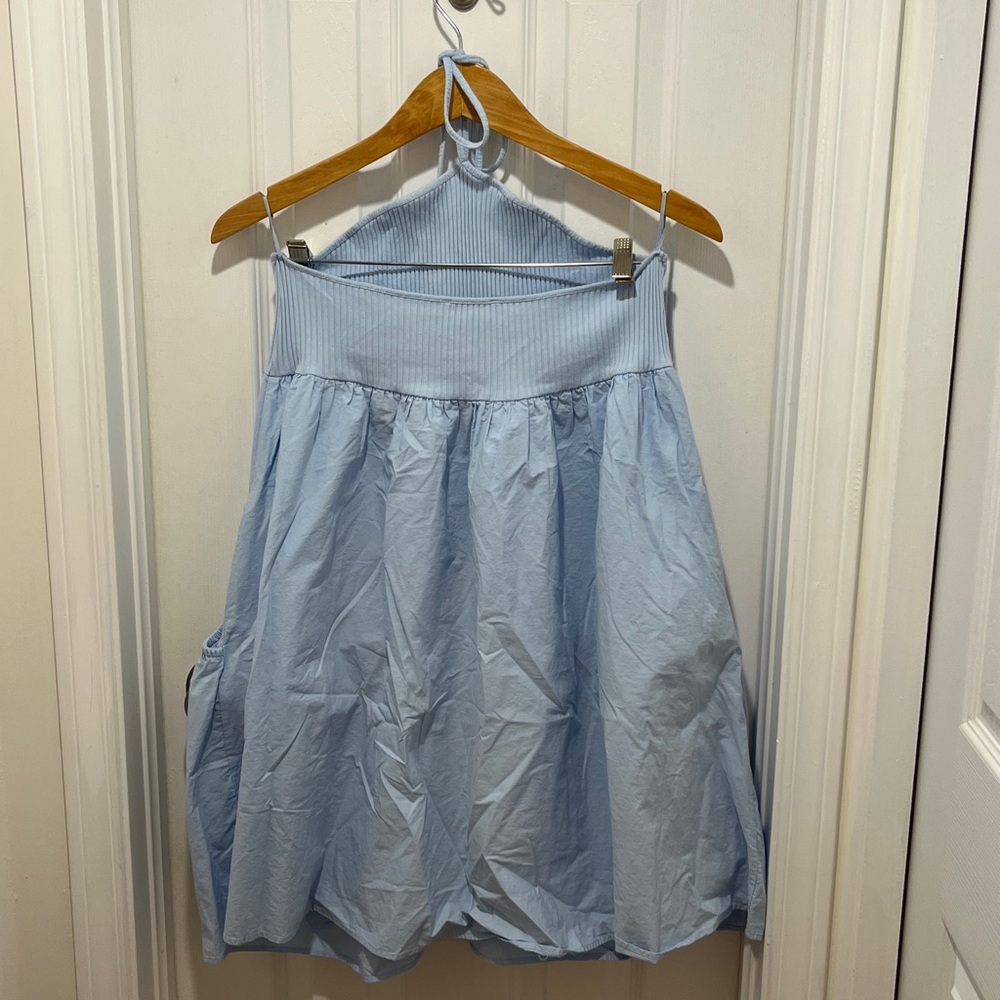 BNWOT ZARA HALTER DRESS LARGE - Picture 3 of 5